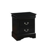 Louis Philippe III Black Nightstand Model 19503 By ACME Furniture